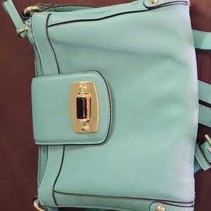 Merona Teal Crossbody Bag